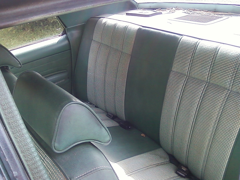 1974 AMC Hornet 4 dr back seat