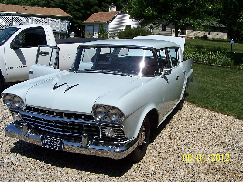 1958 Rambler Six Deluxe front